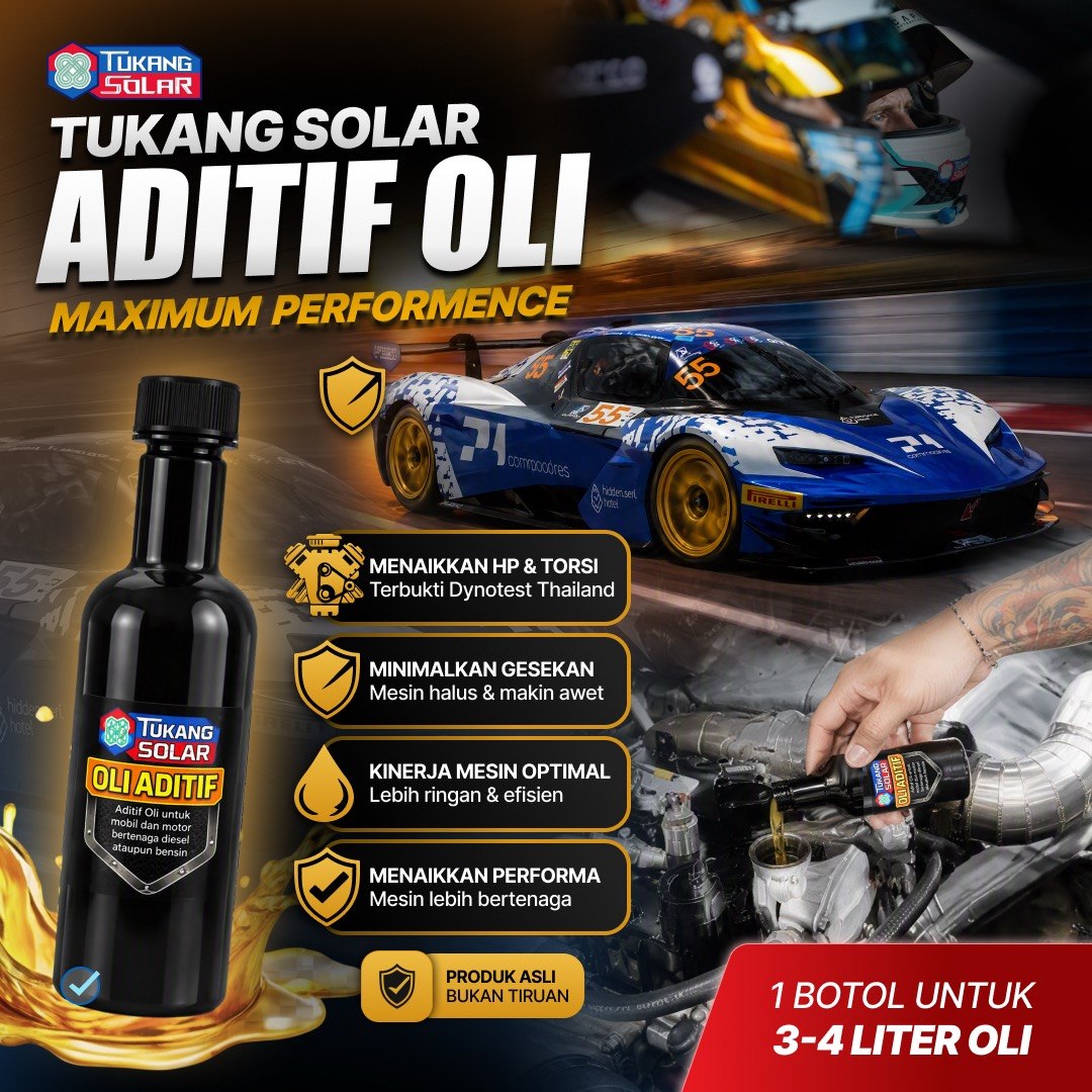 Aditif Oli Pintar Tukangsolar